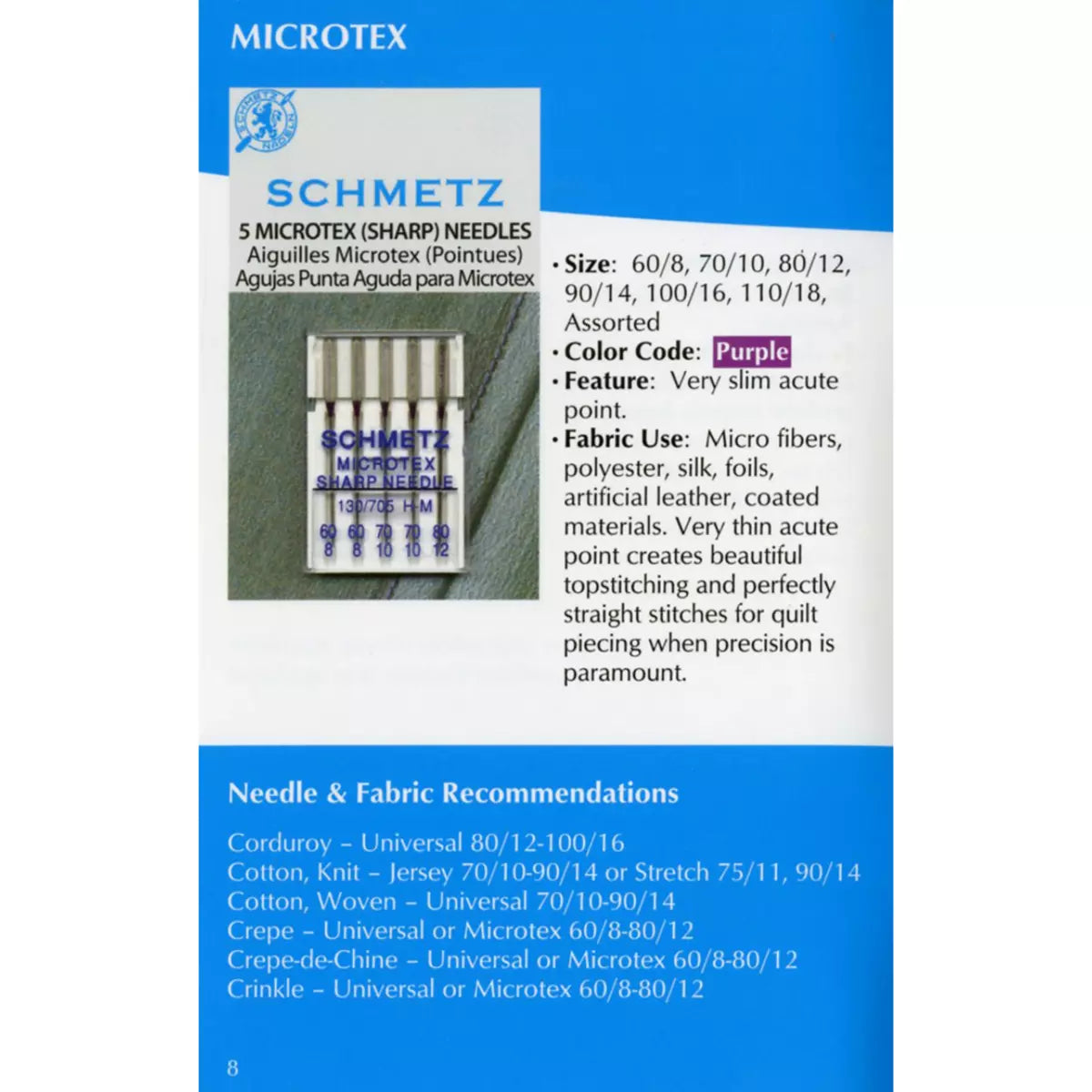 Schmetz ABC Pocket Guide