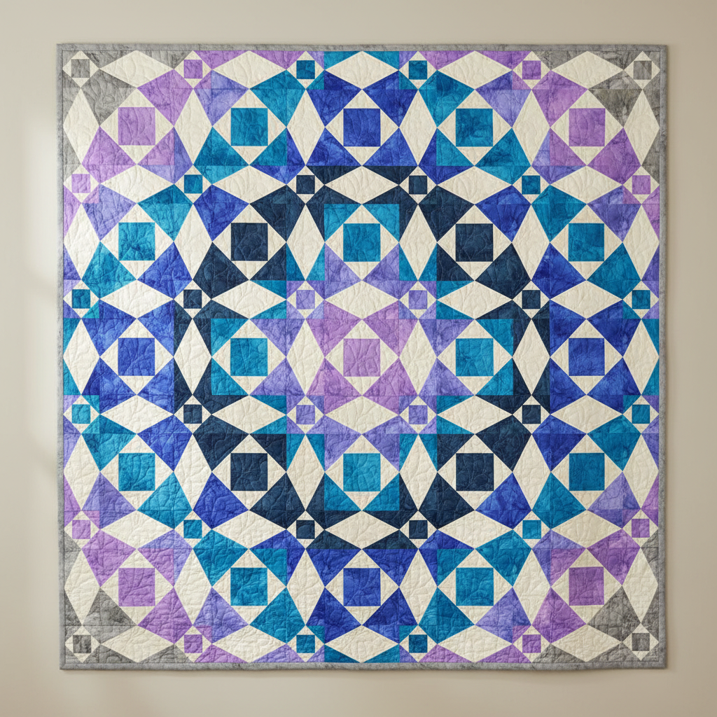 Seaborne Quilt - Close Up Focus