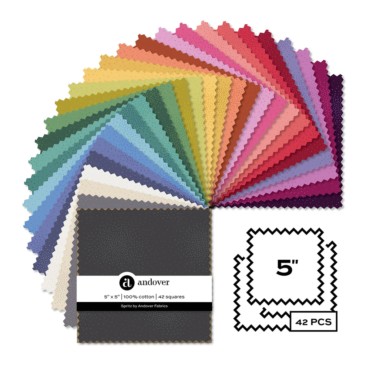 Spritz Charm Squares - quilting supply from Quilted Joy