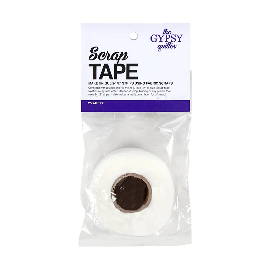 Gypsy Quilter Scrap Tape 2-1/2 inch x 25 yards packaging