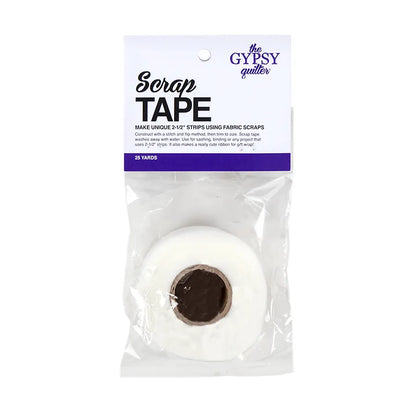 Gypsy Quilter Scrap Tape 2-1/2 inch x 25 yards packaging