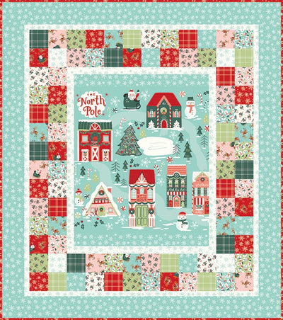 The North Pole Quilt Kit - FLANNEL