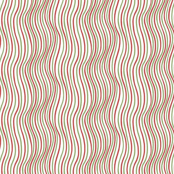 Candy Cane White Stripe fabric yardage for Christmas quilting projects