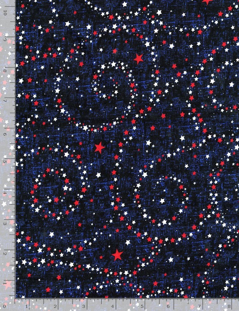 USA Stars Navy 108" Wide Quilt Backing Fabric - image 2 - wide quilt backing fabric for longarm quilting
