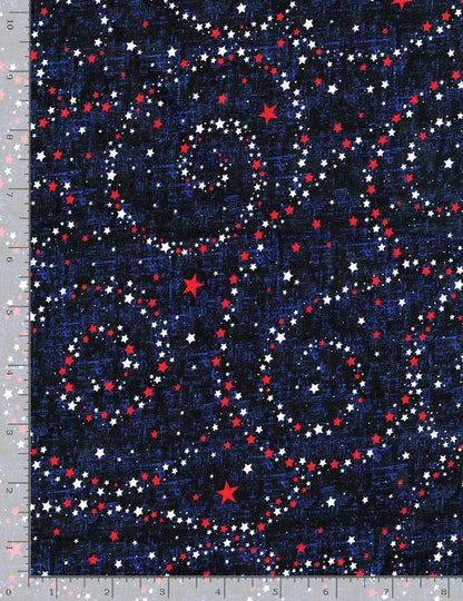 USA Stars Navy 108" Wide Quilt Backing Fabric - image 2 - wide quilt backing fabric for longarm quilting