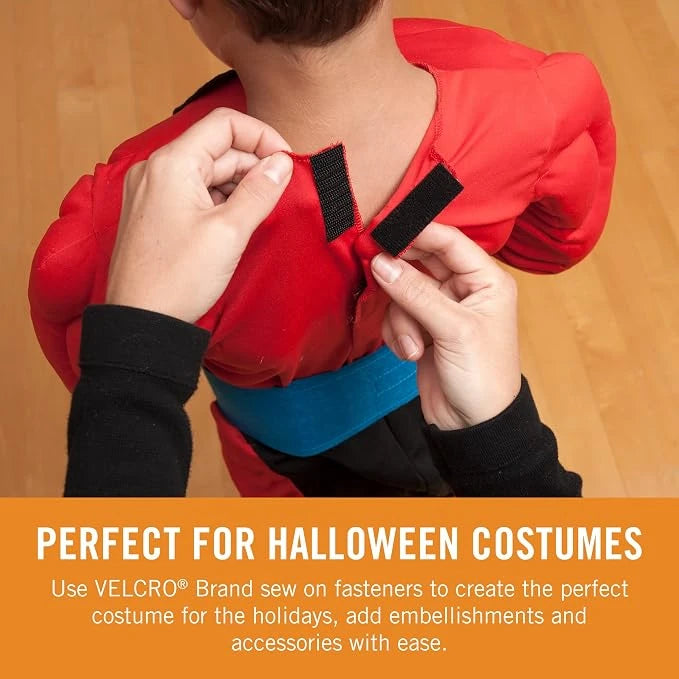 VELCRO brand black sew-on fastener strip for Halloween costumes