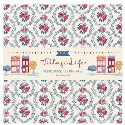Village Life 10" Squares 40pc