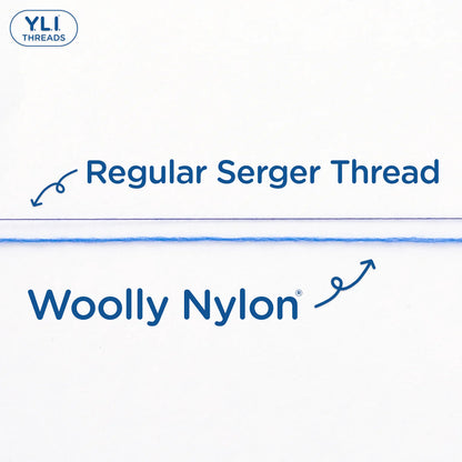 Woolly Nylon #111 Grey 1000m - image 2 - quilting supply from Quilted Joy