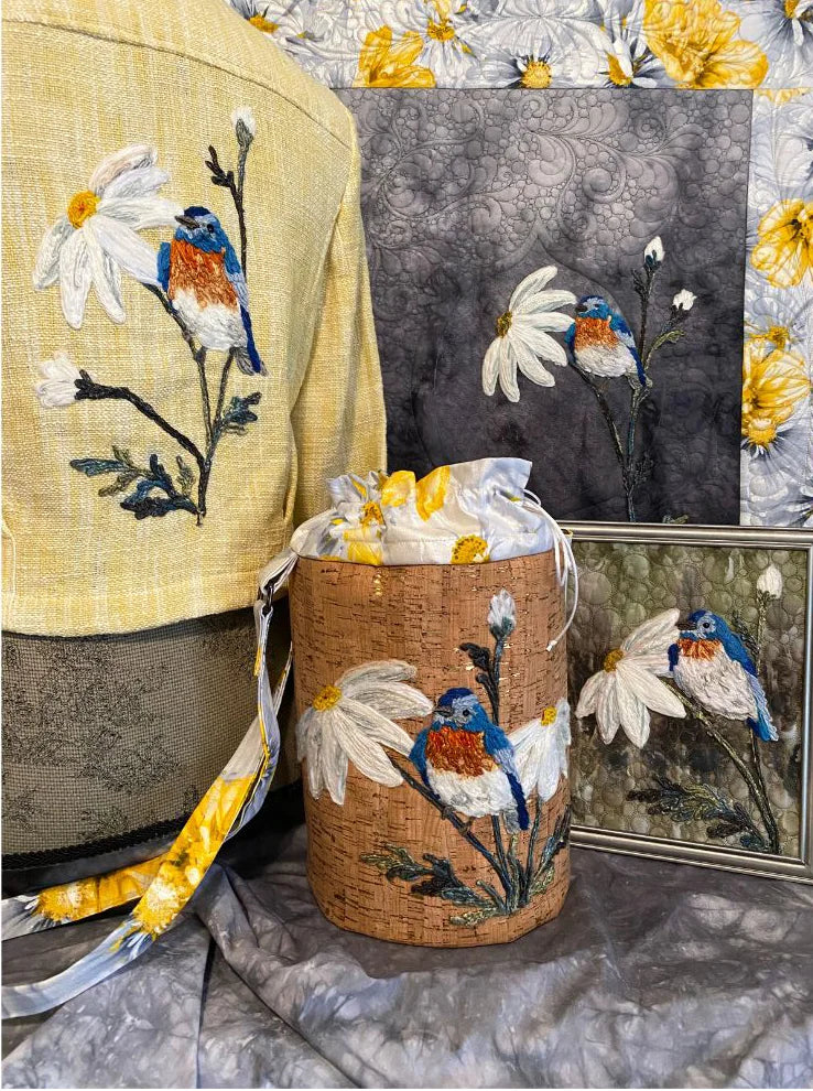 Bethanne Nemesh Yarn Couching Trunk Show Friday March 13th, 2026 - image 2 - quilting supply from Quilted Joy