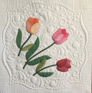 Learn "Nemeshing" a lacy free hand feather flourish from Bethanne Nemesh