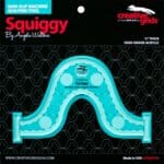 The Squiggy Machine Quilting Ruler will make quilting yummy serpentine lines on your longarm or home sewing machine much easier! Designed by Angela Walters.