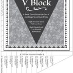 V Block quilt piecing ruler by Deb Tucker's Studio 180 Design