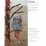 Cora the Common Owl Fabric Collage Quilt Pattern by Laura Heine