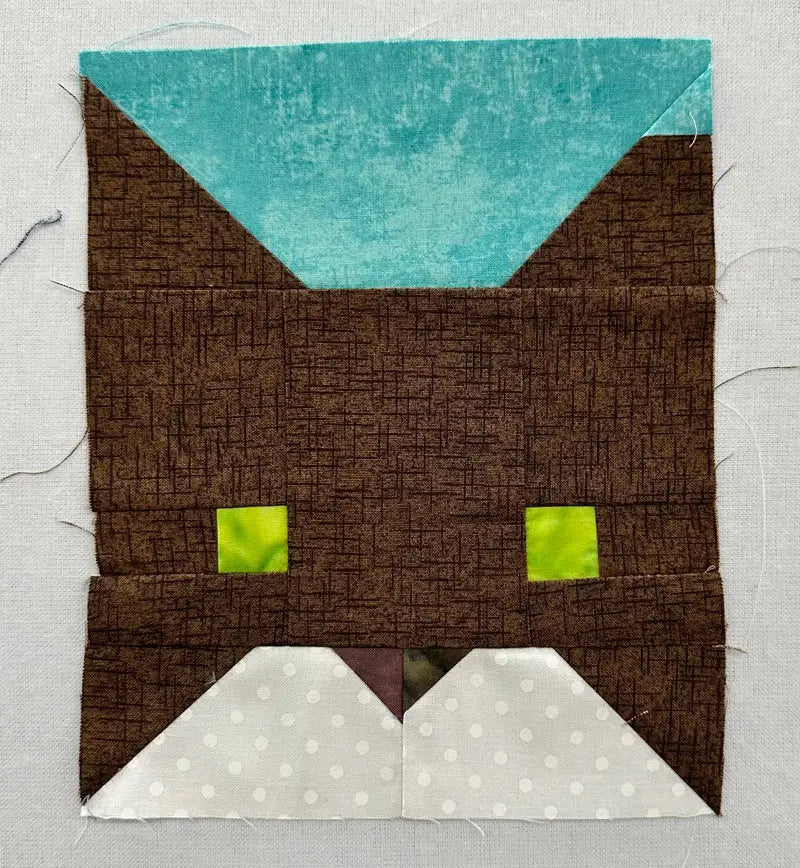 Theo in Quilt block form